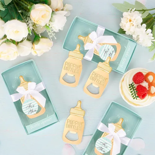Miniatura 6 de 24 paquetes de abridores de botellas Poppin para regalos de baby shower, regalos de devolución para baby shower de niño, decoraciones y recuerdos