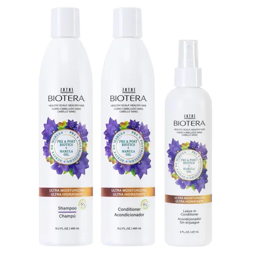 Biotera Ultra Moisturizing Conditioner | Hydrates Dry, Damaged, Coarse Hair | Microbiome Friendly | Vegan & Animal Test Free | Paraben & Sulfate