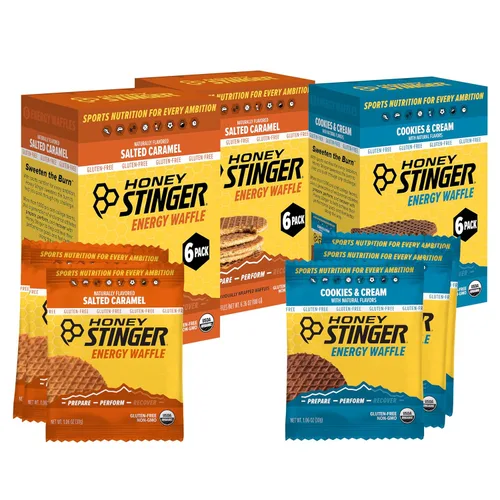 Miniatura 16 de Honey Stinger Gofre de Mantequilla de Maní Orgánica, Stroopwafel Energético para Ejercicio, Resistencia y Rendimiento, Nutrición Deportiva