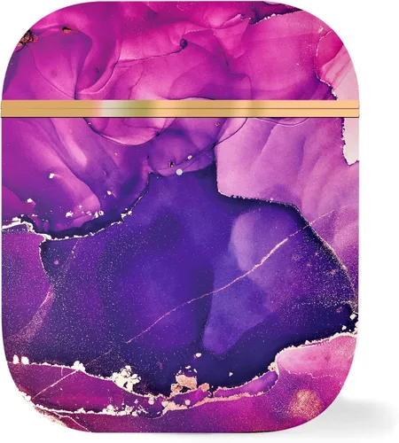 Miniatura 30 de Berkin Arts Funda compatible con AirPods de 1ª generación, funda para AirPods de 2ª generación, funda protetiva ultradelgada con llavero, arte