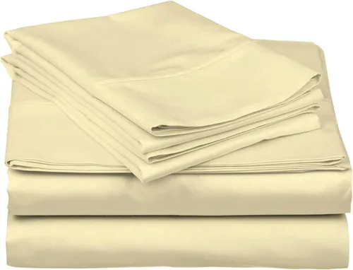 Miniatura 16 de Cotton Home - Juego de sábanas de 4 piezas, tamaño individual, color beige, calidad suave, de lujo, bolsillo profundo de 15 pulgadas y juego de ropa