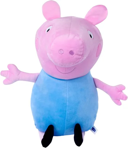 Simba 109261003 Peppa Pig Peluche Schorsch, 12.2 in, en traje estándar, figura de felpa, juguete de peluche, desde los primeros meses de vida