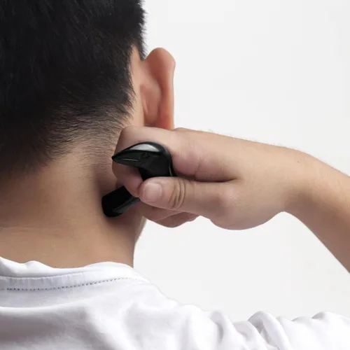 Miniatura 3 de Herramienta de masaje de punto de activación de tejido profundo, piedra natural Bian, piedra de raspado de acupuntura Gua Sha, reflexología de pies