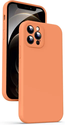 Miniatura 63 de Supdeal Funda de silicona líquida para iPhone 12 Pro Max, [protección de cámara] [antihuellas dactilares] [carga inalámbrica] Funda protectora de 4