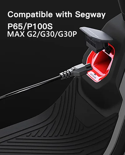 Miniatura 4 de Cable de carga rápida stio Compatible con Ninebot de Segway MAX G3/G2/G30/G30P/P65/P100S/F60, cable de alimentación de carga de 3 puntas, cable