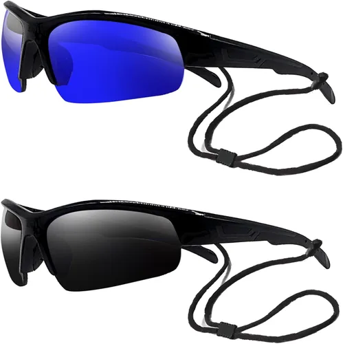 Gafas de sol bifocales para hombres y mujeres, lentes de lectura, lector de sol, espejo azul, envoltura deportiva, UV400, pesca, ciclismo