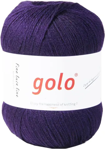 Miniatura 6 de golo Lana merino para tejer hilo de cachemira de 3 capas para ganchillo hilo de ganchillo Marrón