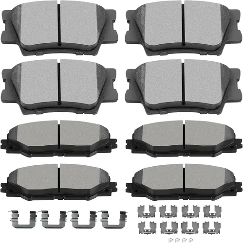 Miniatura 8 de D373 D374 SCITOO - Juego de pastillas de freno de disco para Honda Civic 1988-1989