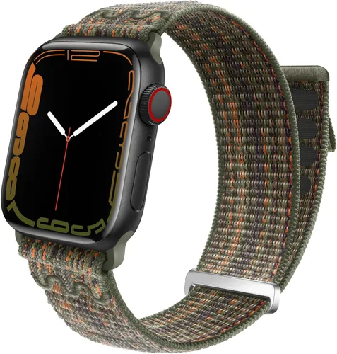 Miniatura 12 de Correa deportiva compatible con Apple Watch Band de 1.496 in, 1.575 in, 1.654 in, 1.732 in, iWatch Series 6 5 SE 4 3 2 1, correa de nailon con azul