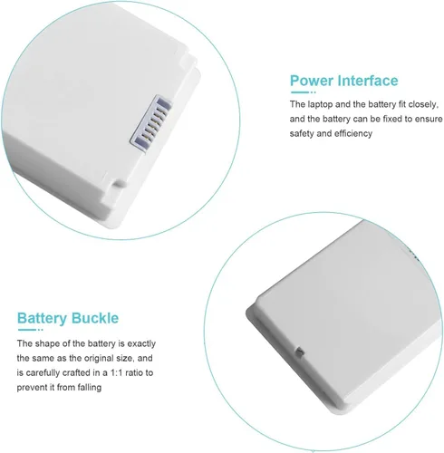 Miniatura 6 de Batería A1181 mejorada compatible con Apple MacBook A1185 de 13 pulgadas