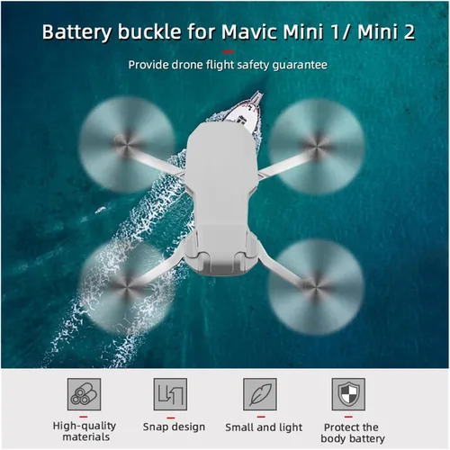 Miniatura 2 de SeiZed Batería evita que se caiga la hebilla para D-JI Mini 2/Mini 2 SE/Mavic Mini/Mini SE Drone tapa de batería Drones Accesorio