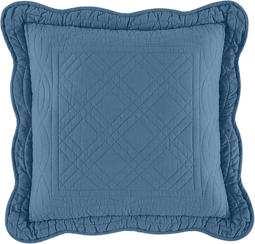 Miniatura 22 de BrylaneHome Almohada cuadrada Florence - Flor antigua