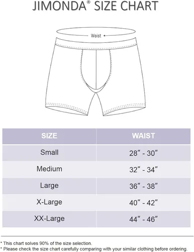 Miniatura 7 de Jimonda Paquete de ropa interior suave para hombre, transpirable, rayón de bambú y fibra de cobre, bragueta frontal con bolsa