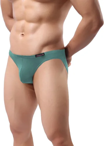 Miniatura 3 de Avidlove Ropa interior de bikini para hombre, calzoncillos de microfibra de tiro bajo, paquete de 4