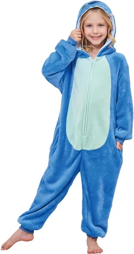 Miniatura 2 de Pijama unisex de una pieza para niños, disfraz de animal para cosplay de Navidad, Halloween