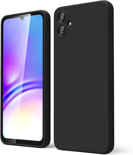 Miniatura 166 de oakxco Funda para teléfono Samsung Galaxy A12 con agarre de silicona líquida, linda delgada fina suave cubierta de gel de goma TPU lisa para mujeres