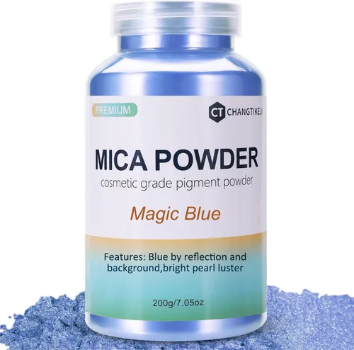 Miniatura 38 de CHANGTIKEJI Polvo de mica – 81 colores – 0.35 oz/botella de pigmento natural en polvo para resina epoxi, fabricación de jabón, fabricación de velas