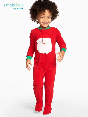 Miniatura 2 de Simple Joys by Carters Pijama unisex de forro polar resistente al fuego para niños paquete de 2