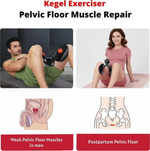 Miniatura 7 de Thigh Master Ultimate Kegel - Máquina de ejercicios, entrenador de muslo, entrenador de cadera Entrenador de Kegel, ejercitador de suelo pélvico