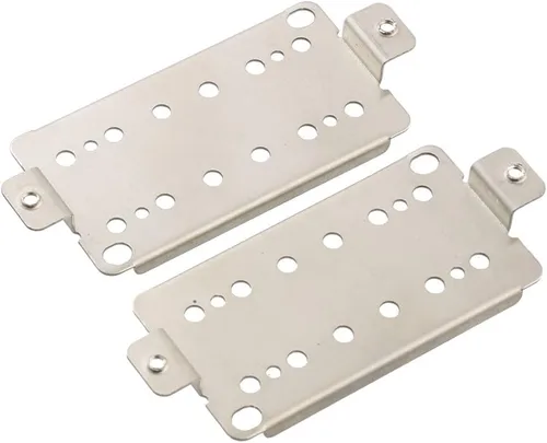 Miniatura 2 de 2 piezas niquelado Humbucker guitarra Pickup marco base 50/2.047 in patas cortas