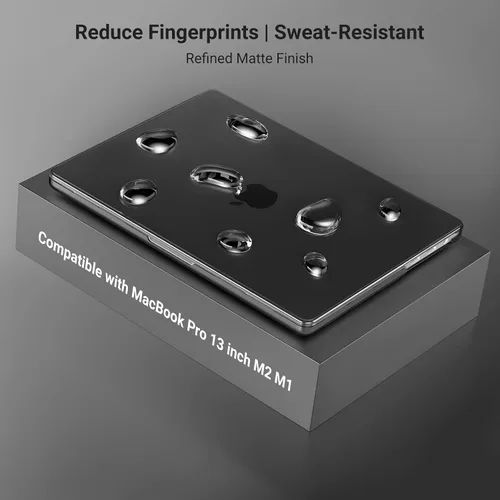 Miniatura 3 de MOSISO - Funda rígida de plástico para proteger la pantalla de MacBook Pro de 13 pulgadas, Negro