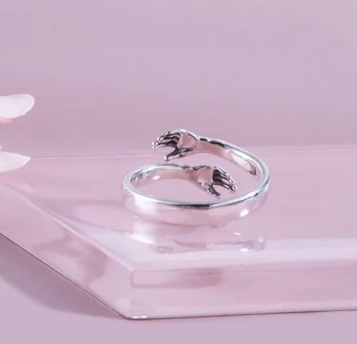 Miniatura 5 de Helen de Lete Anillo ajustable de plata de ley 925 original Come to My Arm, Plata de ley, NA