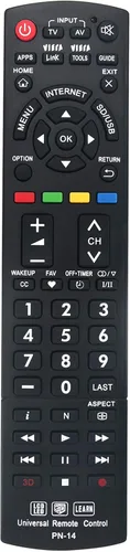 Nuevo controlador universal reemplazado remoto funciona para 99% Panasonic LED LCD APRENDER 3D TV también SUBs N2QAYB000926 N2QAYB000485 N2QAYB000837