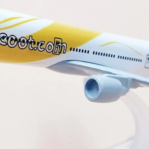Miniatura 8 de 1/400 Escala Diecast Singapur 777 Modelo Avión Modelo Airbus Aviación Ciencia Exposición