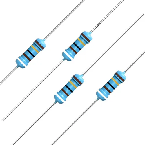 Miniatura 35 de California JOS 100 unidades de resistencia de 0.12 ohmios 1/4w (0.25 W) Resistencia fija de película metálica de tolerancia ±1%, más de 189 valores