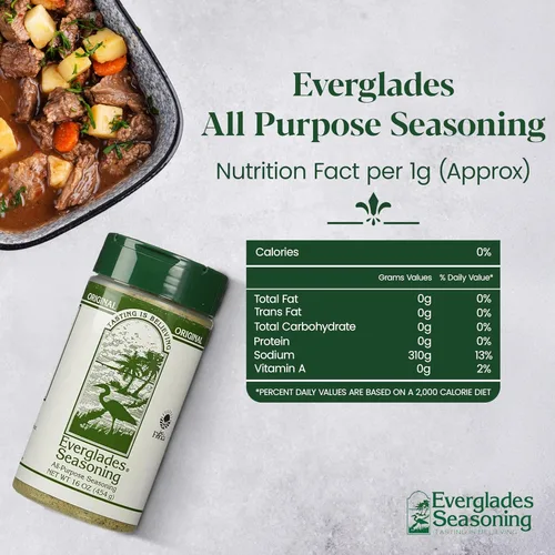 Miniatura 2 de Condimento Everglades para Todo Uso Mezcla Firmada de Hierbas y Especias para un Sabor Sureño Audaz, Perfecto para Carnes, Vegetales, Sopas y Más