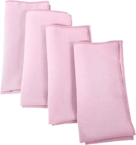 Miniatura 96 de LA Linen Paquete de 10 servilletas de popelina de poli, servilletas de tela suave, servilletas lavables y reutilizables, servilletas de mesa