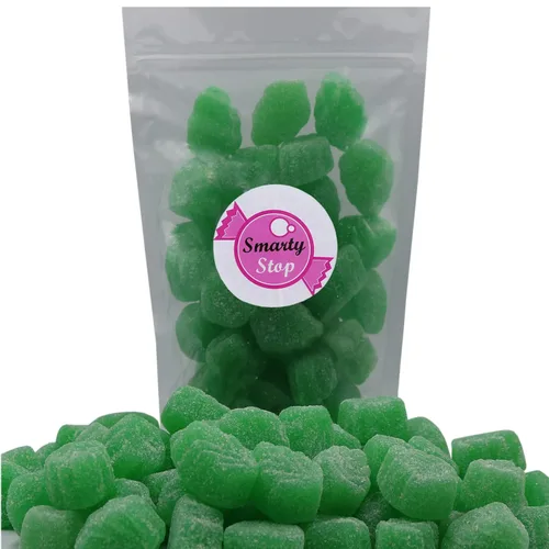 Miniatura 3 de Smarty Stop Gelatina verde hojas de menta verde rebanadas de caramelo (2 libras)