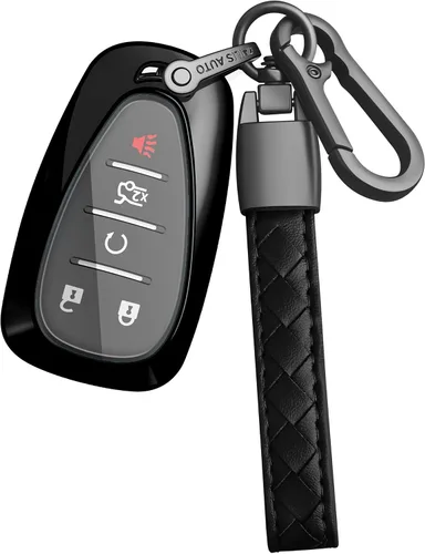 Funda para llavero Chevrolet con llavero de TPU suave, protección completa, compatible con Chevrolet 2016-2025 Chevy Malibu Camaro Cruze Traverse