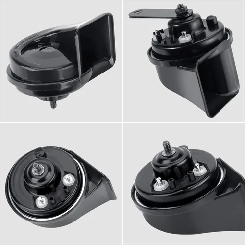 Miniatura 6 de SEINECA - Bocina para coche compatible con Honda, bocina de caracol impermeable de 12 V, 110-125 dB, tono alto/bajo (con dos pares de enchufes)