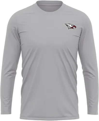 Miniatura 151 de Camisa deportiva de manga larga oficial de la NCAA Collegiate para hombre, con logotipo en el pecho izquierdo, colección Athletic Heather