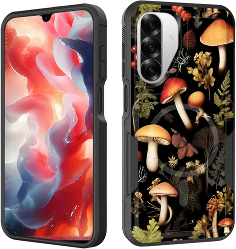 Miniatura 129 de Funda magnética para Galaxy A16 5G, [compatible con MagSafe] [protección contra caídas de grado militar] Funda resistente a prueba de golpes