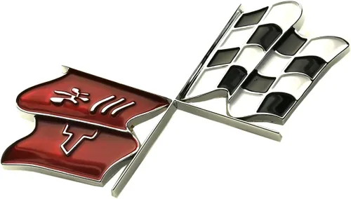 Miniatura 5 de 1 emblema de nariz frontal para Corvette C3 1968-1972 (cromado)