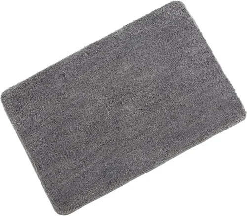 Miniatura 10 de WOONEKY Tapete de baño antideslizante lavable de terciopelo para baño, antideslizante, absorbente, lavable a máquina, decoración del hogar