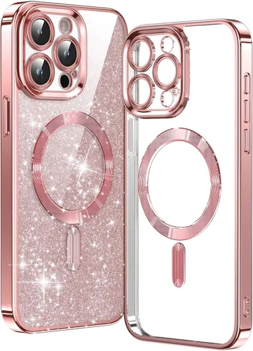 Miniatura 9 de Facbiny Funda para iPhone 14 Pro, compatible con MagSafe, protección completa de la cámara, funda magnética suave a prueba de golpes diseñada