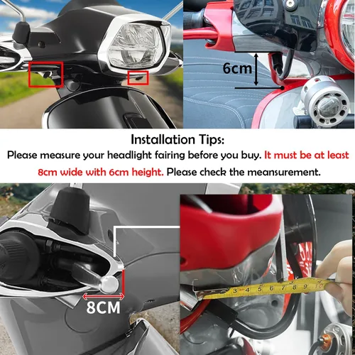 Miniatura 2 de Deflector de Pantalla de Viento para Motos Deportivas y Scooters, Parabrisas para Piaggio Vespa LX 150 125 50 LX125 LX150 LX50 GT200 GT 200 GTS250
