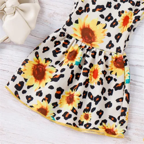 Miniatura 5 de PATPAT Infant Baby Girl Cami Romper Bodysuit Tops Flared Bell Bottom Pants Leggings 2Pcs Outfits