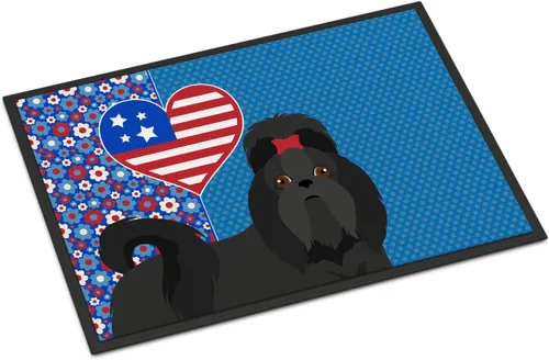 Miniatura 50 de Caroline's Treasures WDK5119JMAT Airedale Terrier USA - Tapete para interiores o exteriores, 24 x 36 pulgadas, tapete para puerta delantera