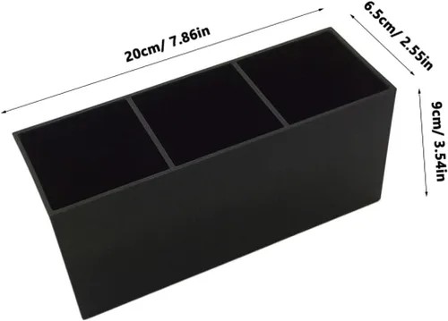 Miniatura 2 de Slot Acrylic Makeup Brush Organizer for Desktop Stylish Cosmetics Holder for Brushes Eyeliners and Accessories Compact and Sturdy Design for Vanity