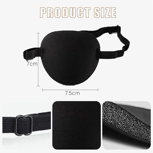 Miniatura 7 de Parches para ojos para adultos, 2 parches médicos para ojos para ambliopía, parches para ojos perezosos para ojos izquierdos o derechos, parche