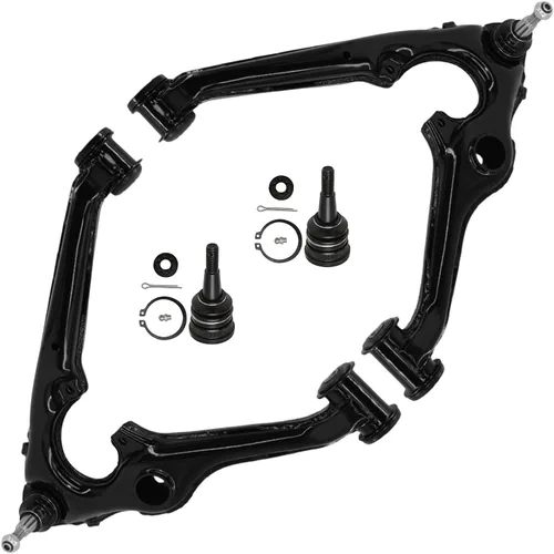 Miniatura 168 de Detroit Axle - Kit de 4 brazos de control delanteros para Ford Mustang 05-10, 2 brazos de control inferiores, 2 puntales 2005 2006 2007 2008 2009