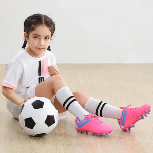 Miniatura 2 de brooman Zapatos deportivos de fútbol para niños y niñas, zapatos de fútbol para exteriores
