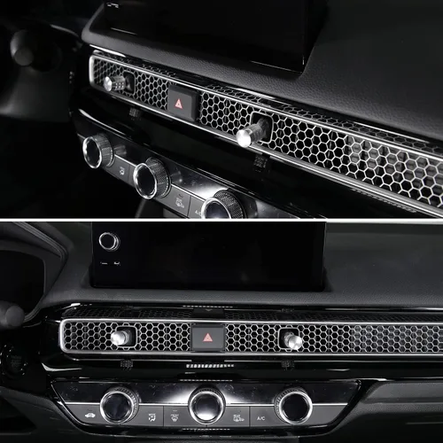Miniatura 5 de PIUGILH Cubierta de palanca de ventilación de aire, perilla de salida de viento, adornos decorativos para Honda Civic 2022-2024 para Honda CRV 2023