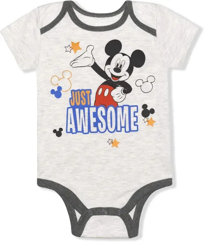 Miniatura 6 de DISNEY Mickey Mouse - Paquete de 5 mamelucos para recién nacidos y bebés