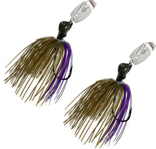 Miniatura 7 de Reaction Tackle Cabezales de plantilla de hoja rompedora de tungsteno para pesca, paquete de 2 plantillas de pesca para lubinas grandes y pequeñas