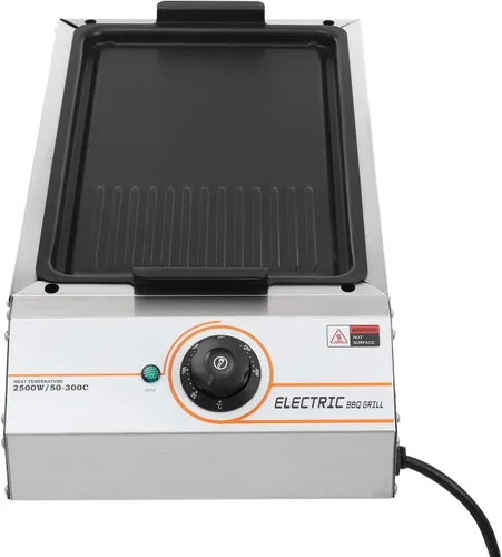 Miniatura 8 de DYRABREST Parrilla eléctrica profesional para barbacoa de acero inoxidable de 1800 W, parrilla de encimera de 110 V para cocina en interiores
